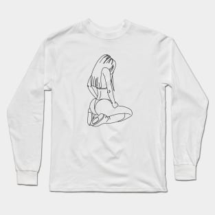 Beauty Body Line Art Long Sleeve T-Shirt